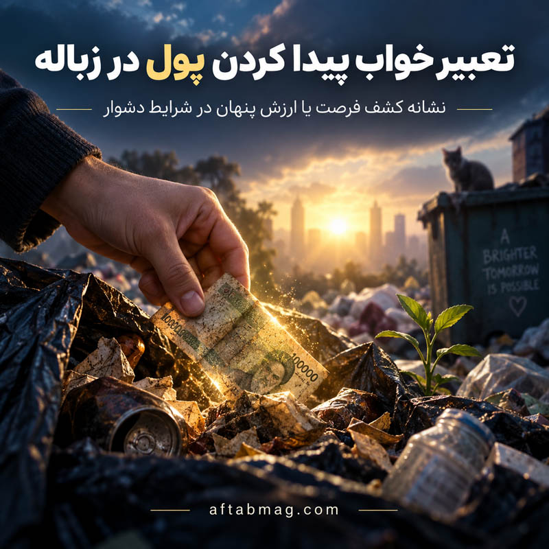تعبیر خواب پیدا کردن پول در زباله