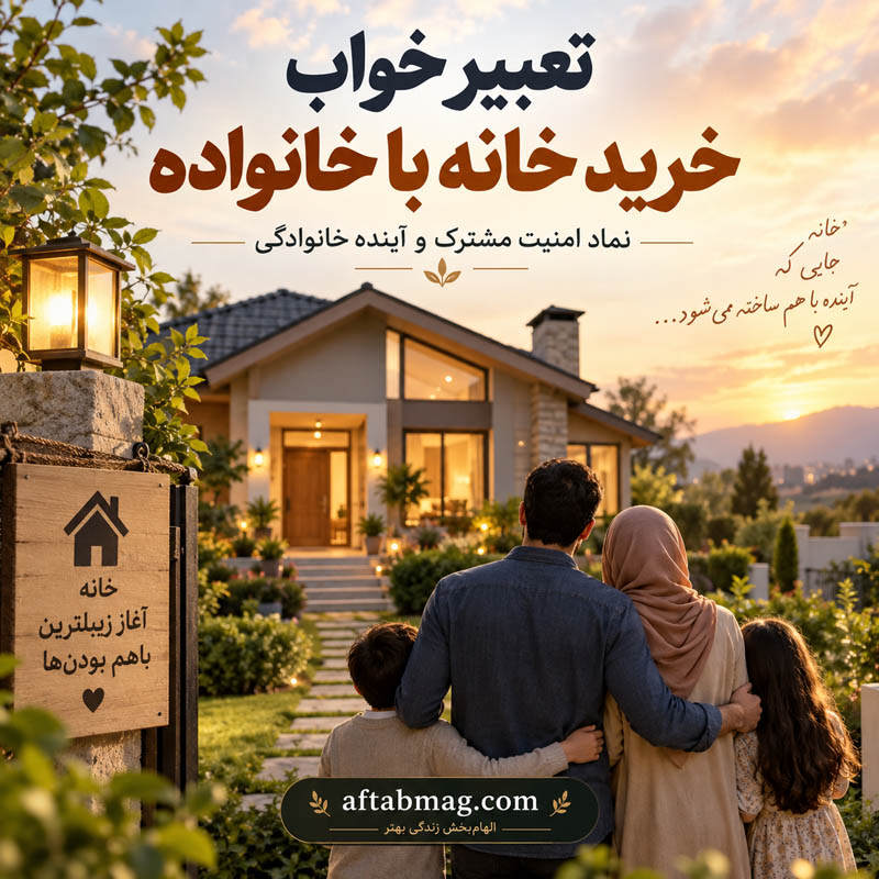 تعبیر خواب خرید خانه با خانواده