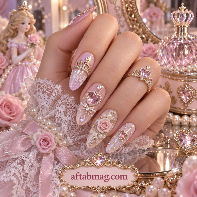 طرح ناخن عروسکی