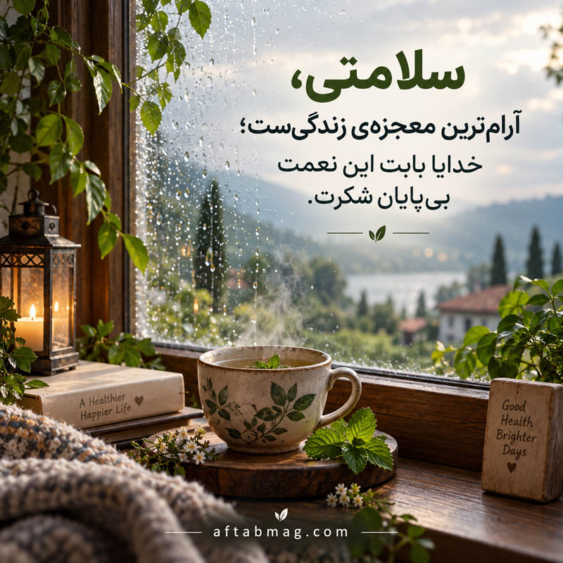 متن شکرگزاری برای سلامتی بیمار