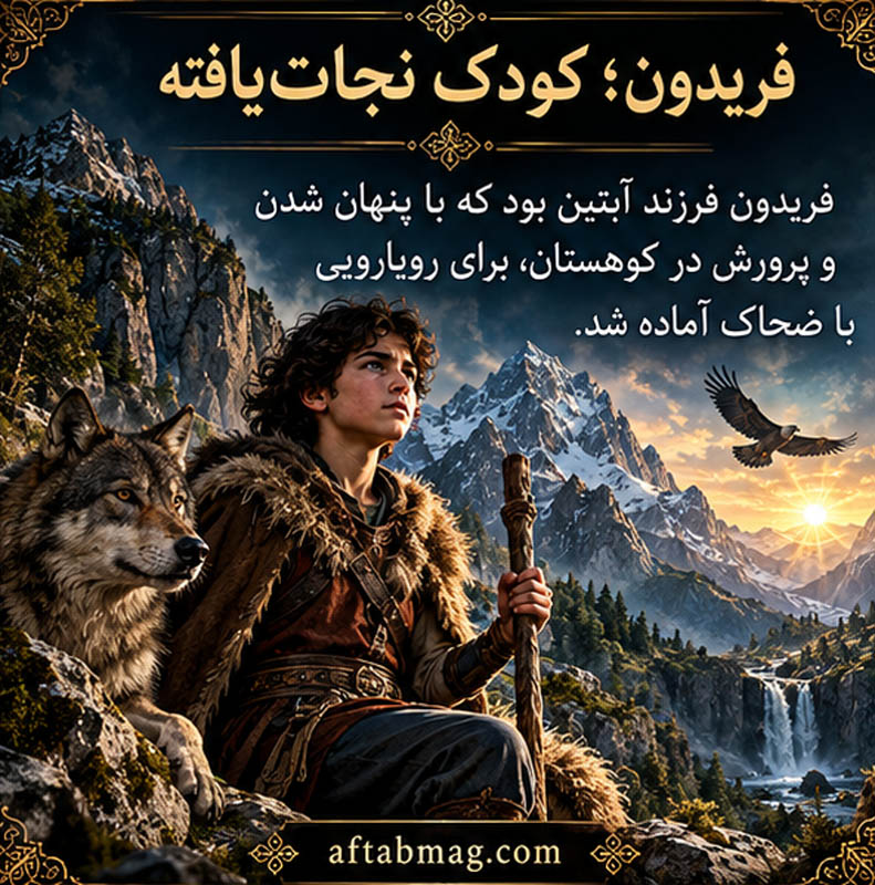فریدون؛ کودک نجات‌یافته